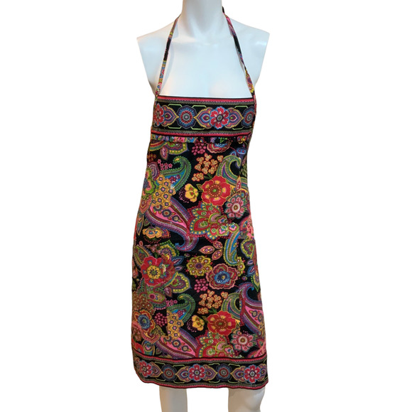 Vera Bradley Other - Vera Bradley Black Floral Multicolor Apron One Size
